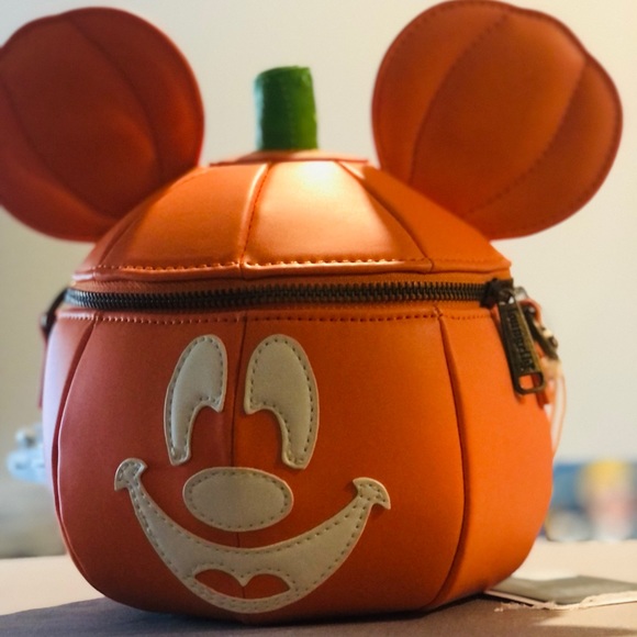 Loungefly Handbags - ✨Mickey Mouse Pumpkin Purse✨ open to trading.